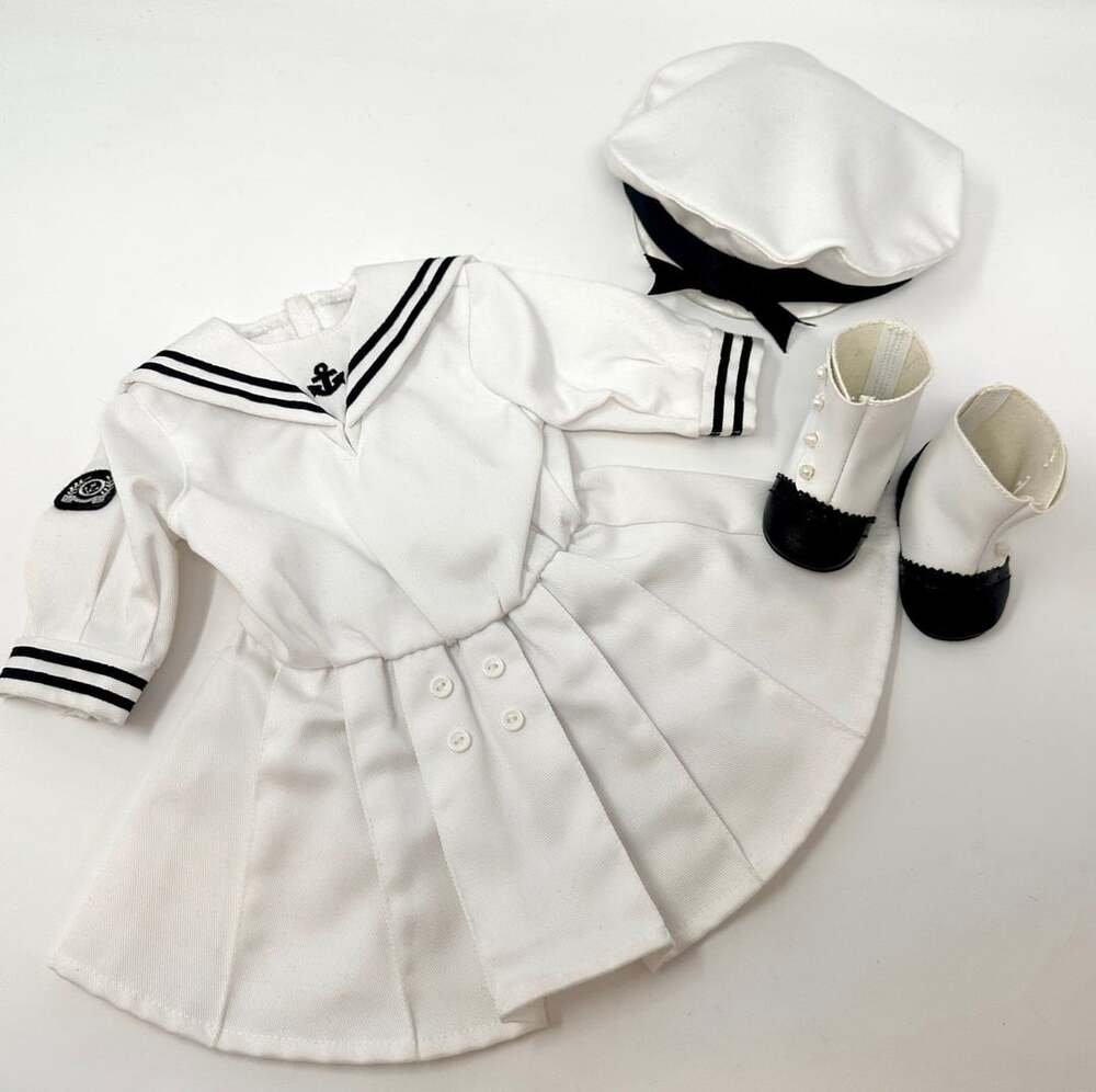 Samantha Sailor Outfit : Hat Dress Shoes Boots by Pleasant Company American Girl